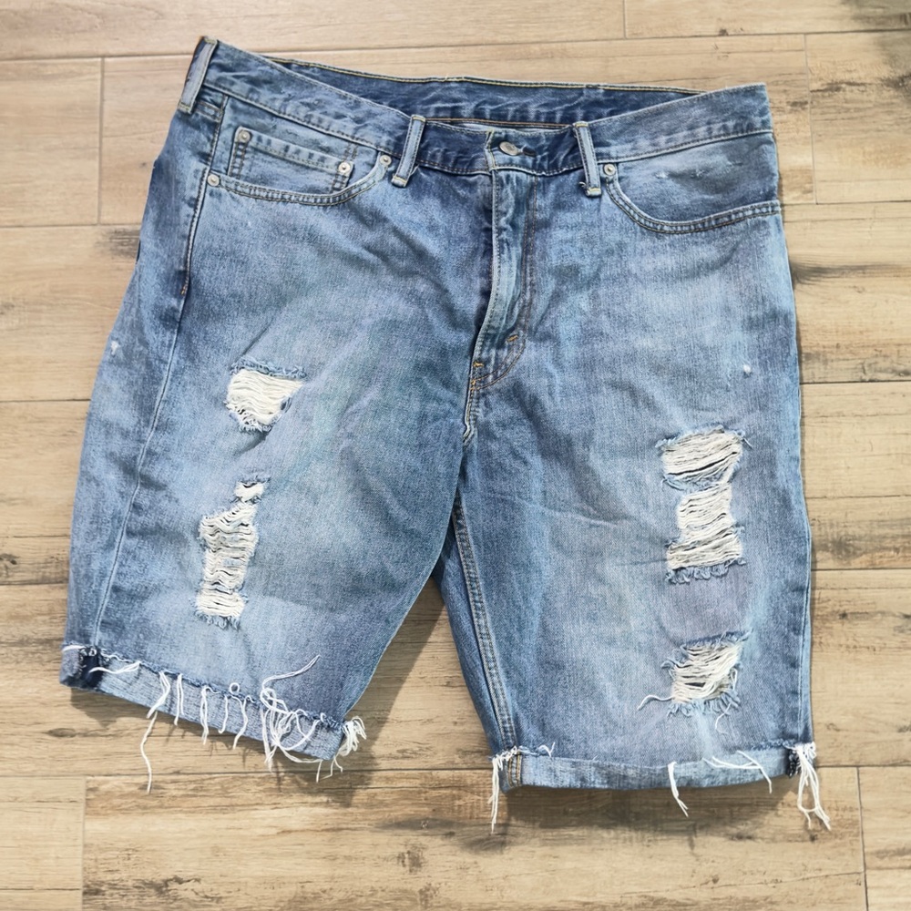 Levi's Blue Denim Jean Shorts